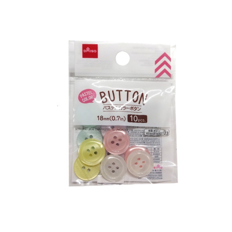 Pastel Color Button 18mm