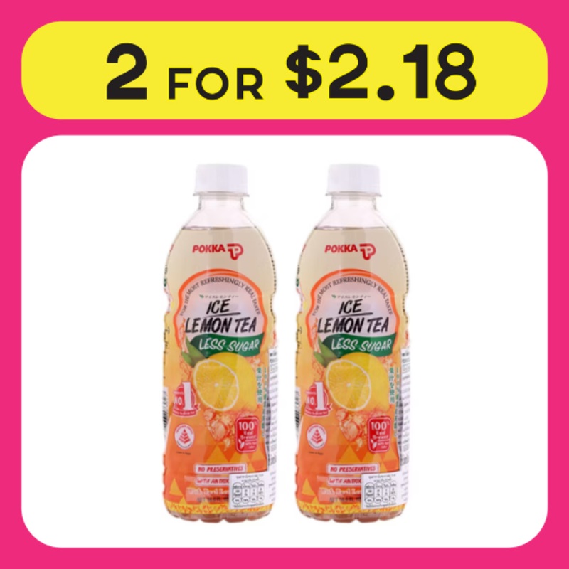 Pokka Ice Lemon Tea Less Sugar