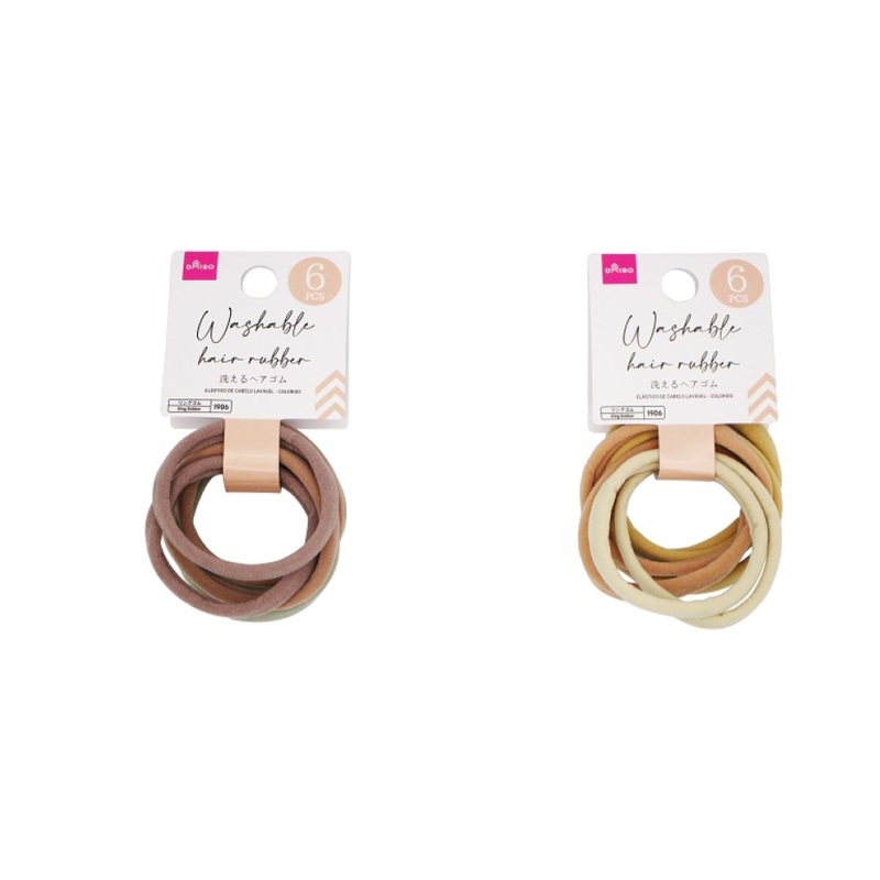 Washable Hair Rubber Colorful