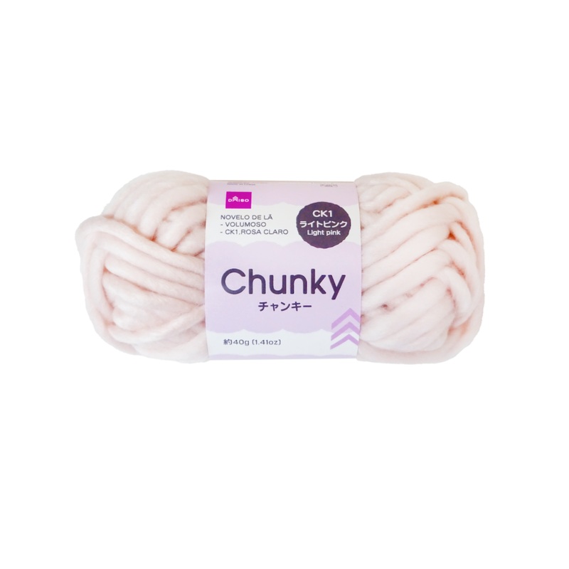 Chunky Yarn Light Pink