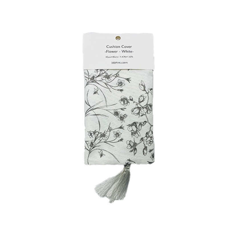 Cushion Cover Flower White