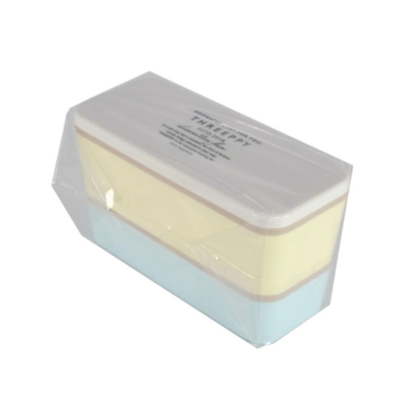 Double Lunch Box Long Yellow/Mint