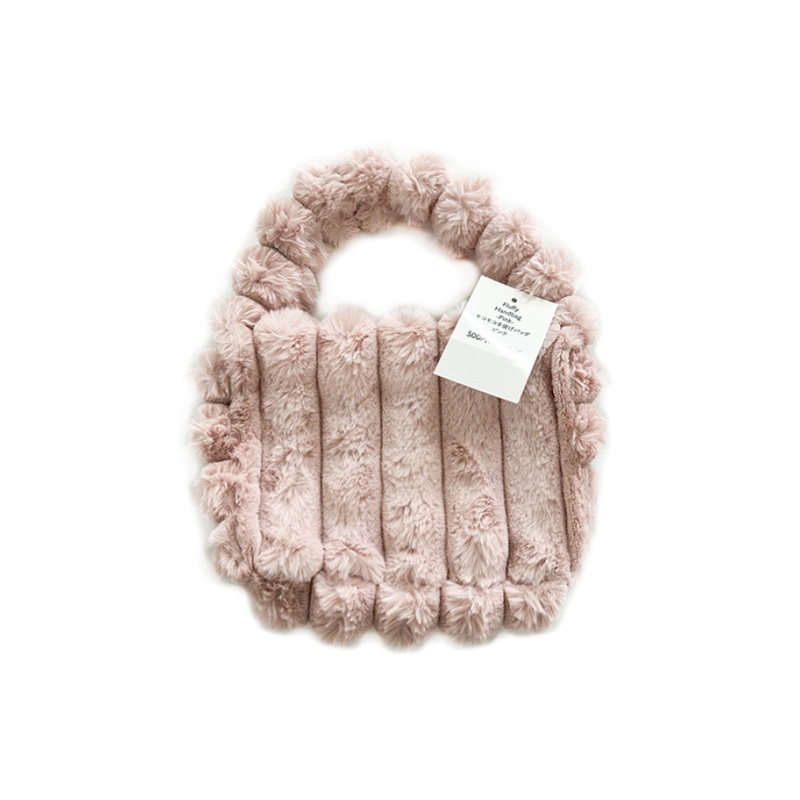 Fluffy Handbag Pink