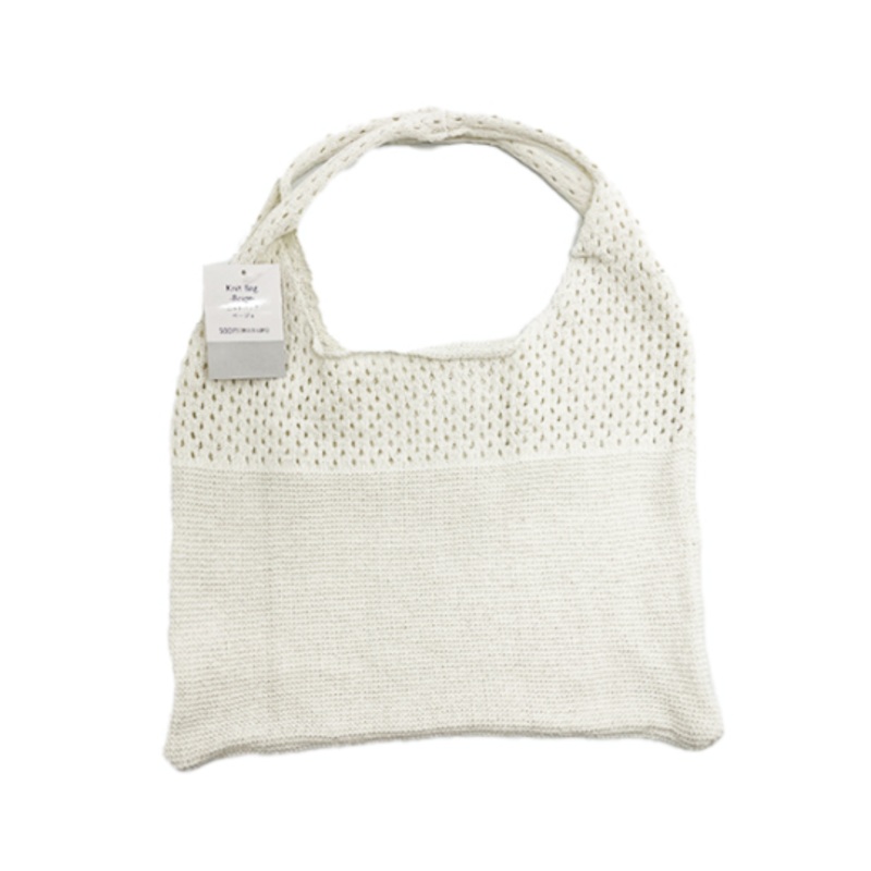 Knit Marche Bag Ivory