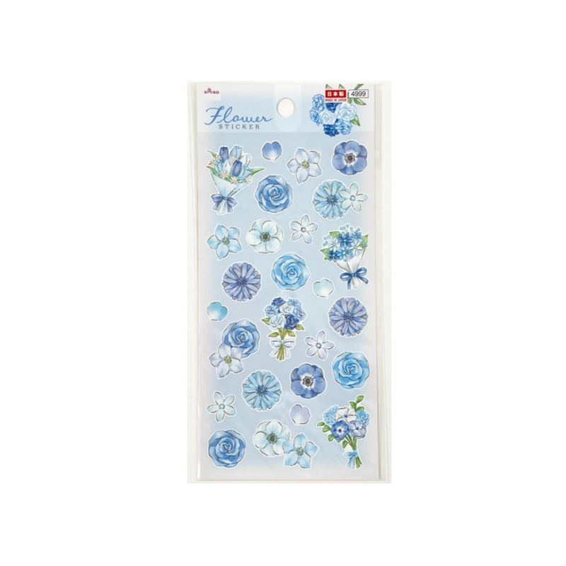 Sticker Flower Blue