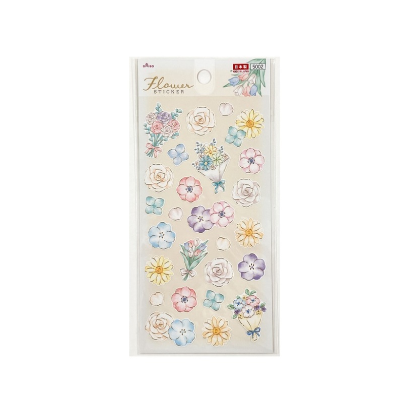Sticker Flower Multicolor