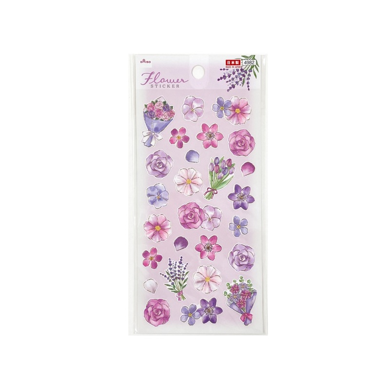 Sticker Flower Purple