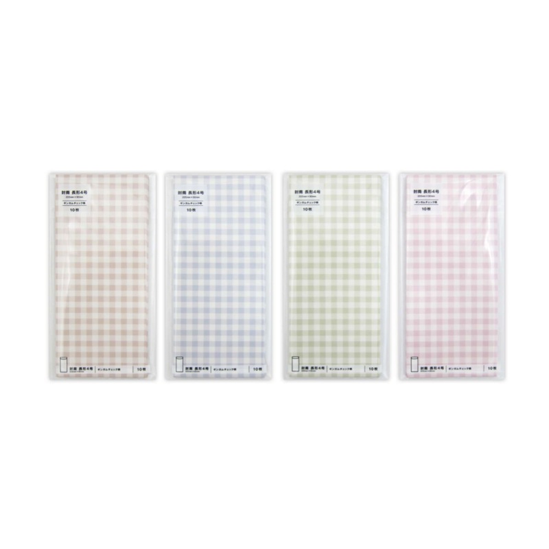 Envelope Checked Gingham