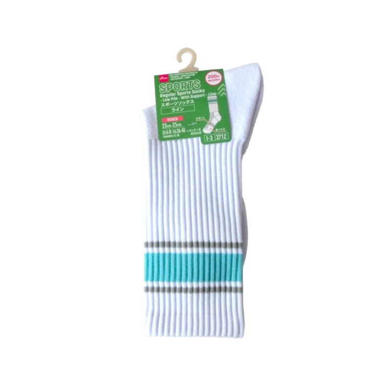 Regular Sports Socks with Support Ladies Low Pile Line