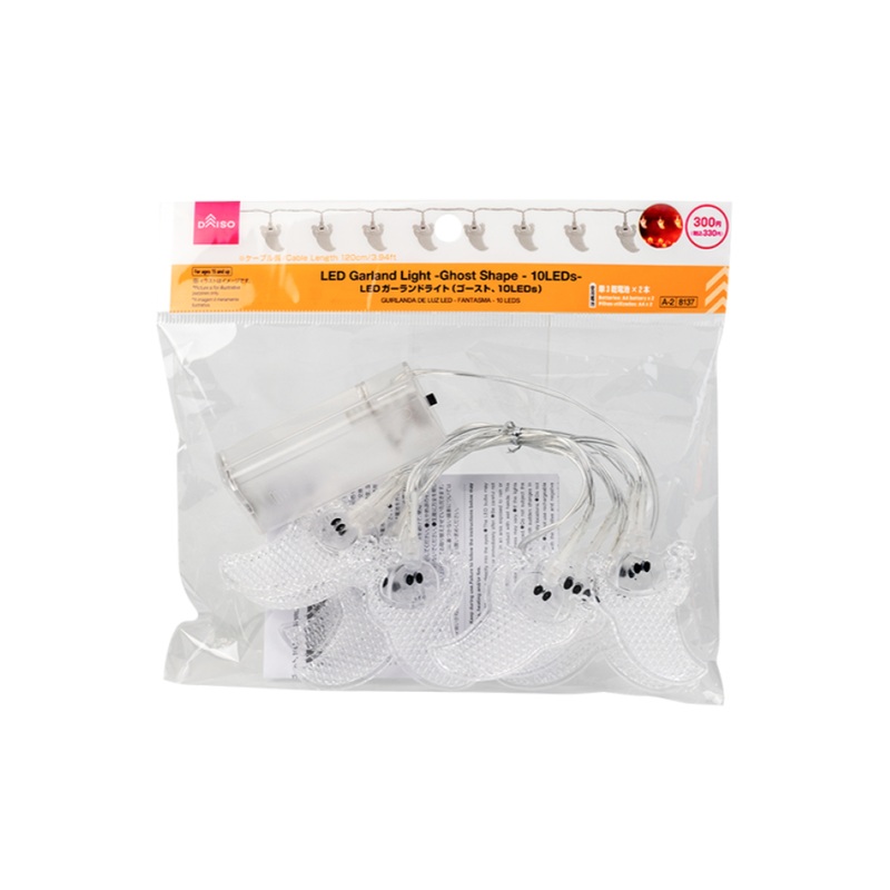 Halloween LED Garland Light Ghost Shape