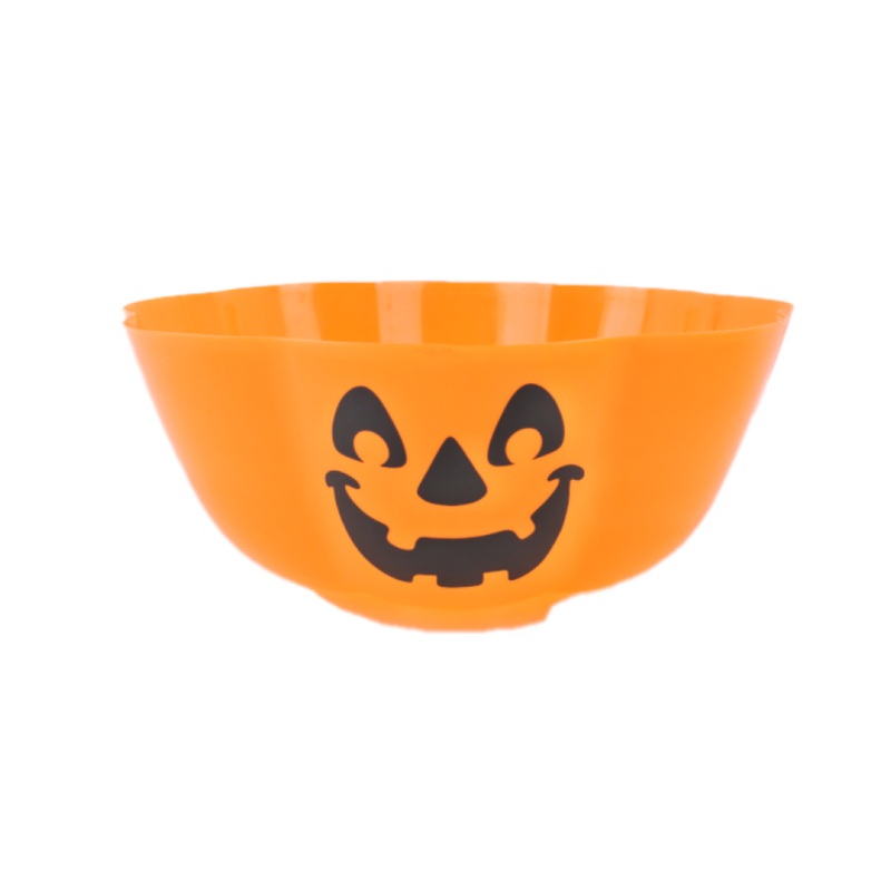 Halloween Plastic Bowl Pumpkin