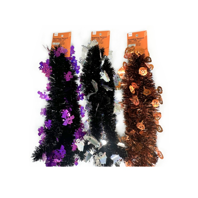 Halloween Sparkling Garland Basic 1.8m