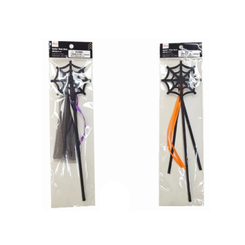 Halloween Spider Web Stick