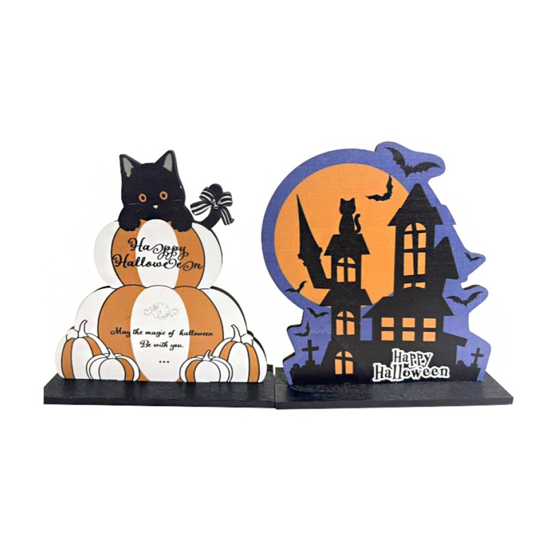 Halloween Wooden Ornament B