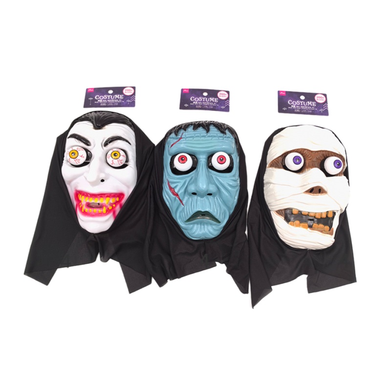 Halloween Mask with Cloth Popping Out Eyes B