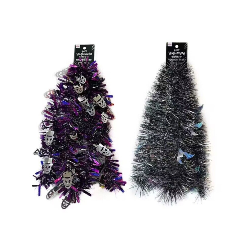 Halloween Sparkling Garland Dark 180cm