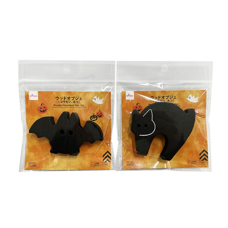 Halloween Wooden Decoration Bat/Cat