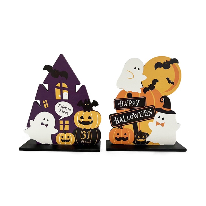 Halloween Wooden Ornament Basic