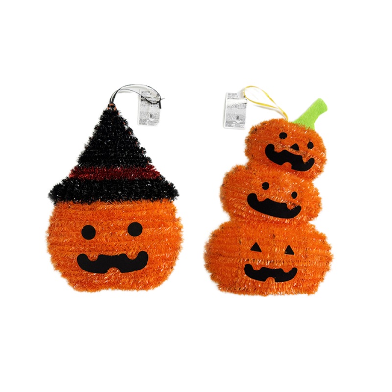 Sparkling Halloween Ornament Pumpkin