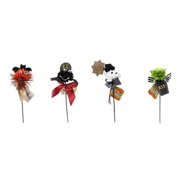 Halloween Flower Pick Assorted