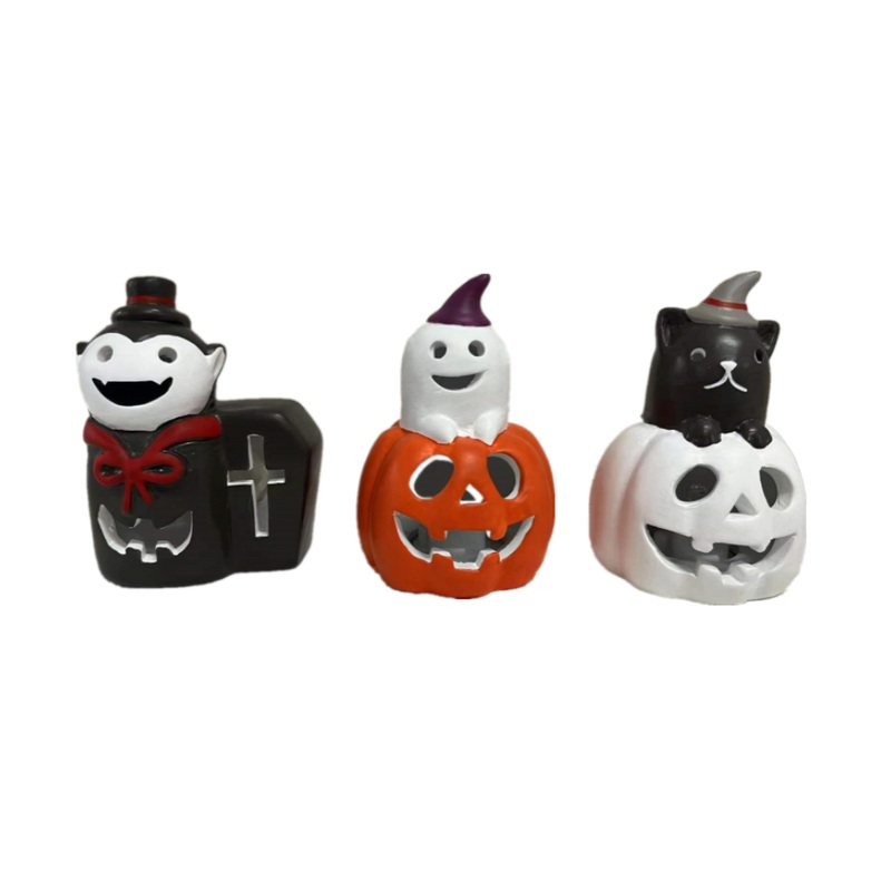 Halloween LED Ornament Vampire/Ghost/Cat