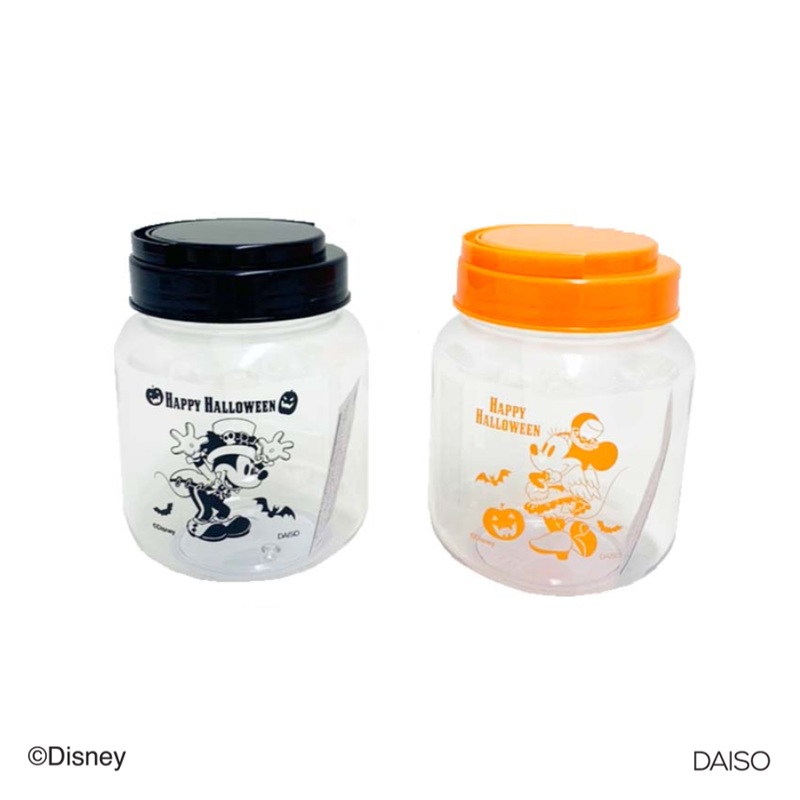 Halloween PET Container Mickey and Minnie