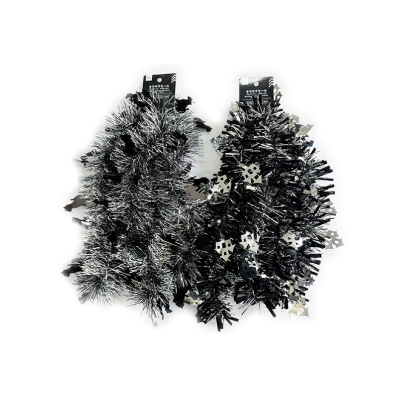 Halloween Sparkling Garland Monotone 180cm