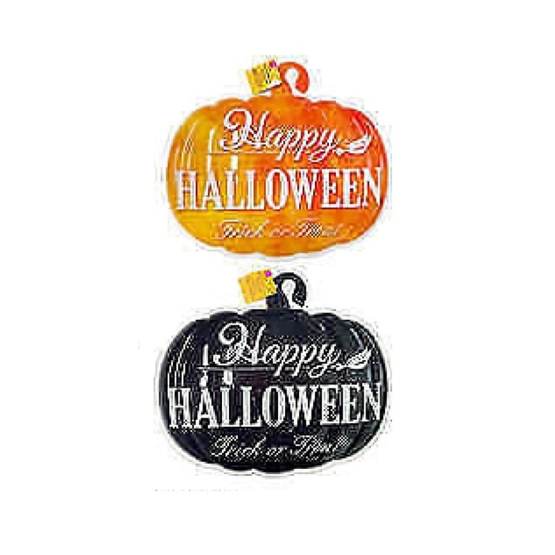 Halloween Clear Panel Pumpkin