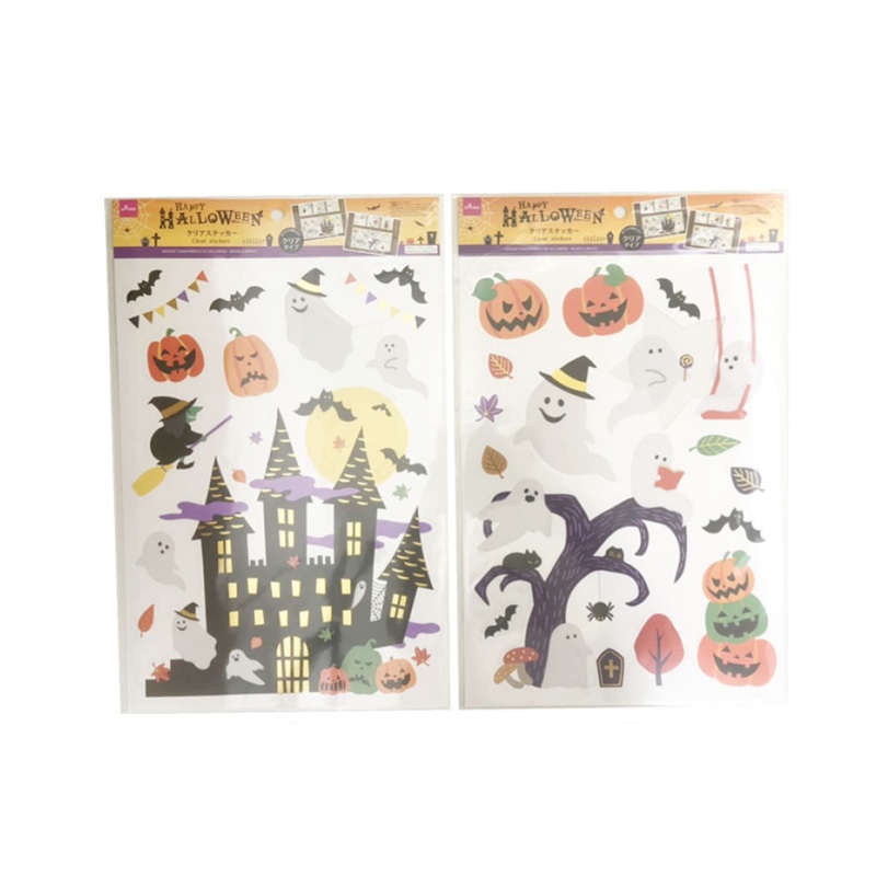 Halloween Clear Sticker Basic B