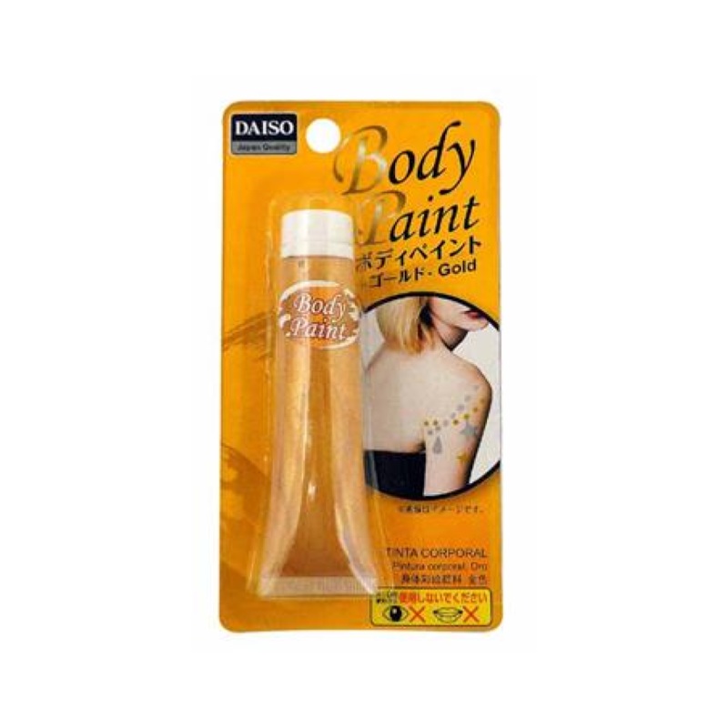 Halloween Costume Body Paint Gold