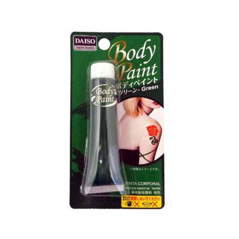 Halloween Costume Body Paint Green