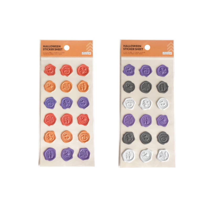 Halloween Sticker Sheet Party Mix Sealing