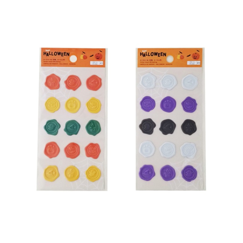 Halloween Sticker Sheet Sealing