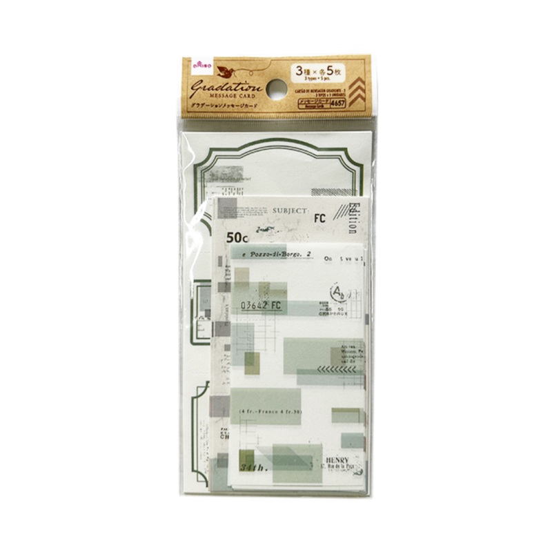 Gradation Message Card Assorted