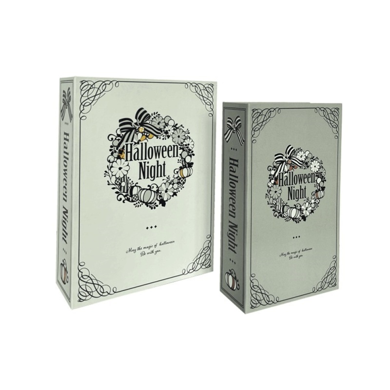 Halloween Interior Book Shape Storage Monotone