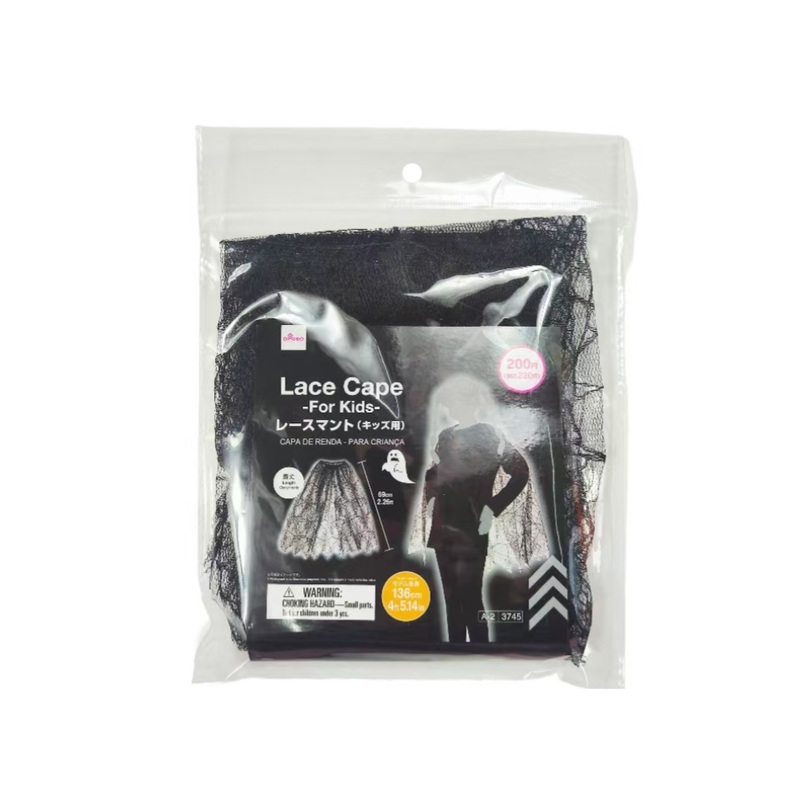 Halloween Lace Cape for Kids