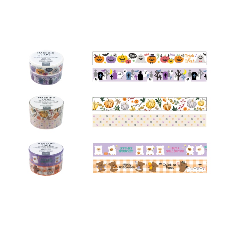 Halloween Masking Tape Pop Mix Set