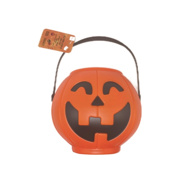 Halloween Pumpkin Bucket Orange