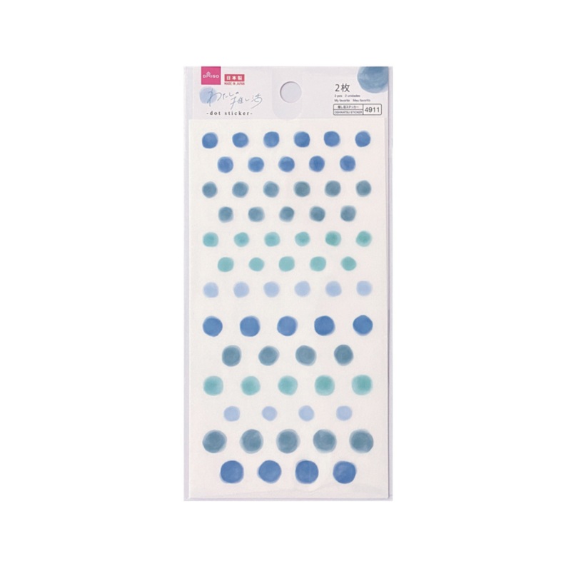 My Favorite Dot Sticker Mint Blue