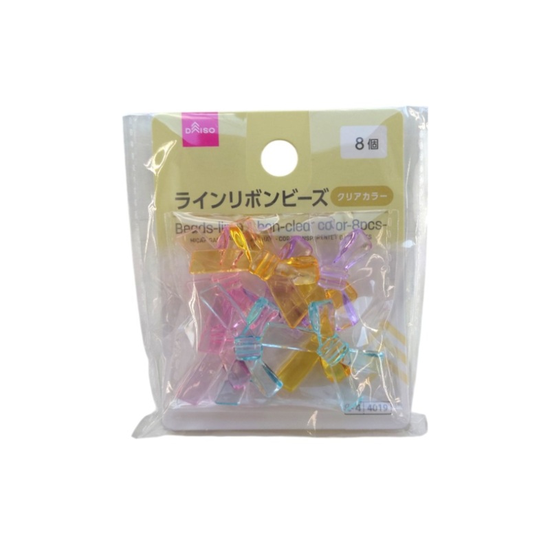 Beads Line Ribbon Clear Color