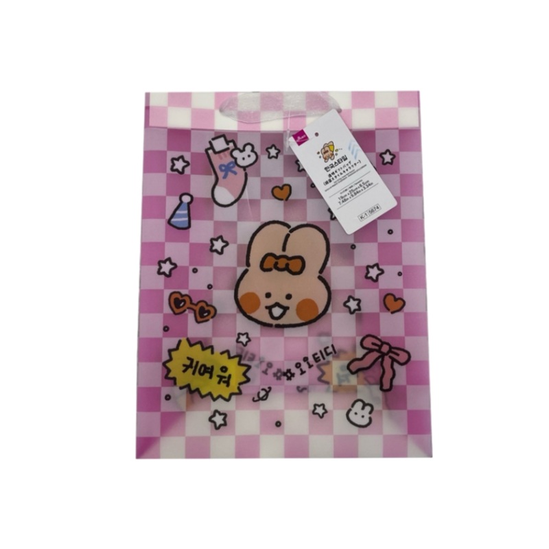 Clear Gift Bag Korean Style Character