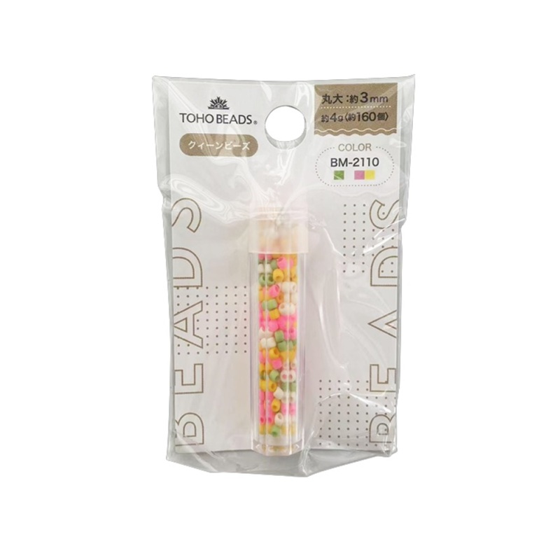 Toho Beads Round Pink Mix