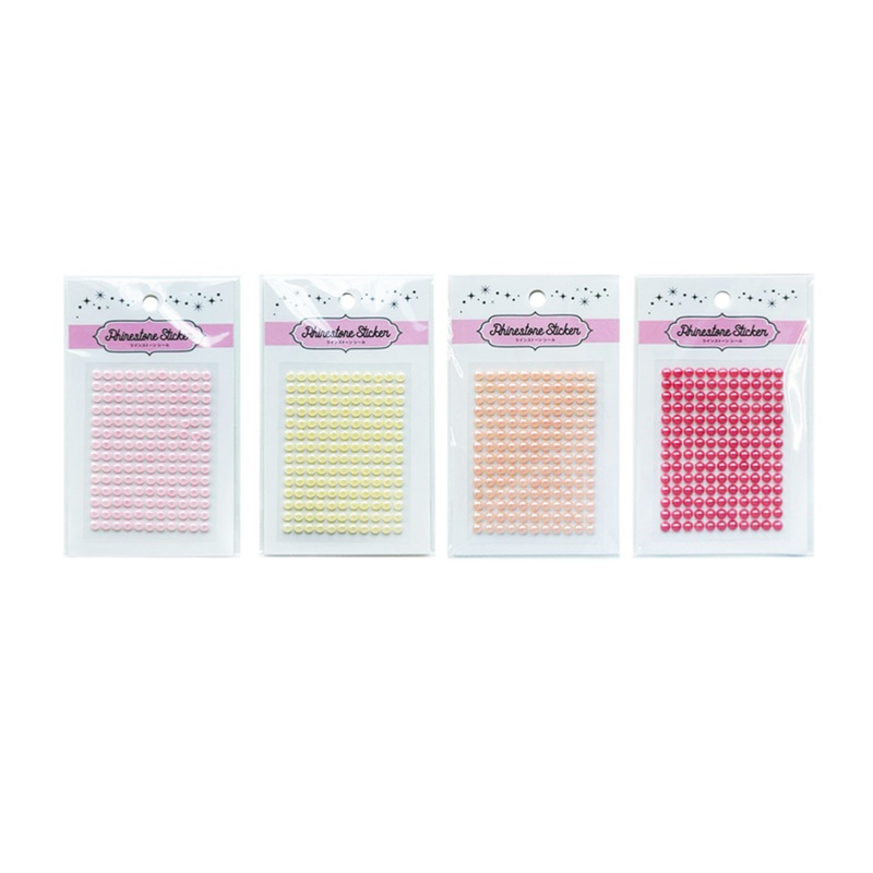 Rhinestone Sticker Pearl Warm Color