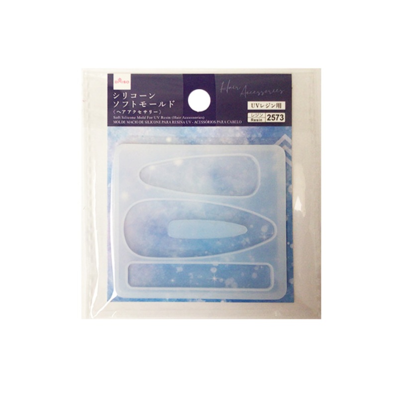 Soft Silicone Mold for UV Resin Hair Accessories