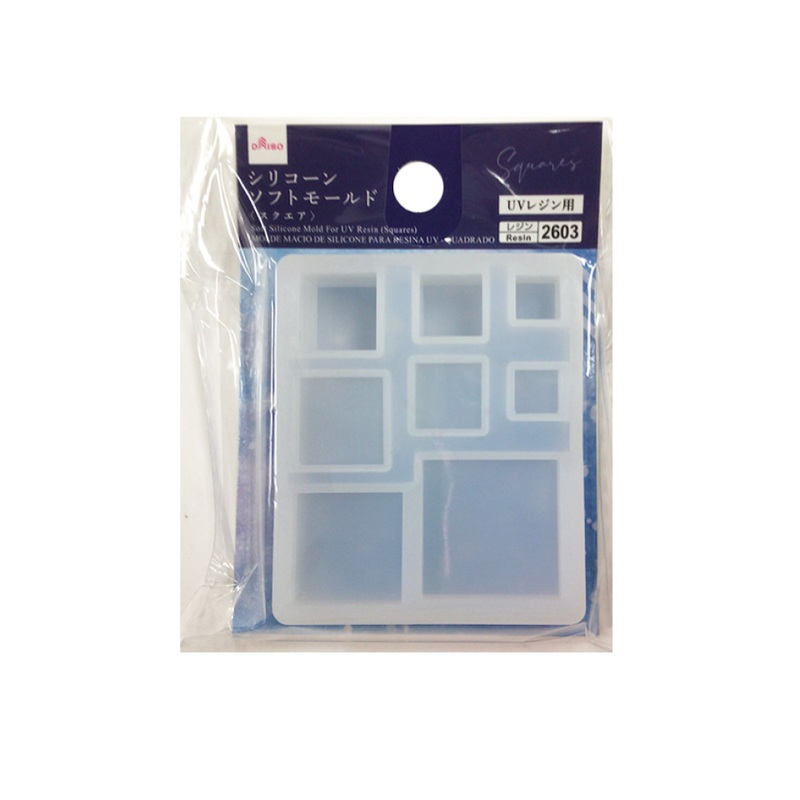 Soft Silicone Mold for UV Resin Squares