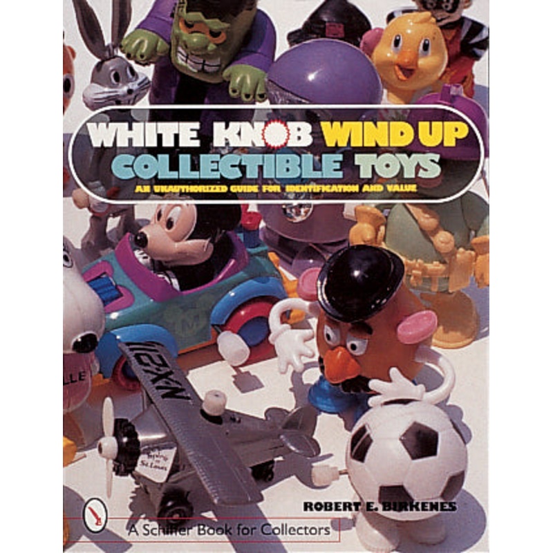 White Knob Wind Up Collectible Toys