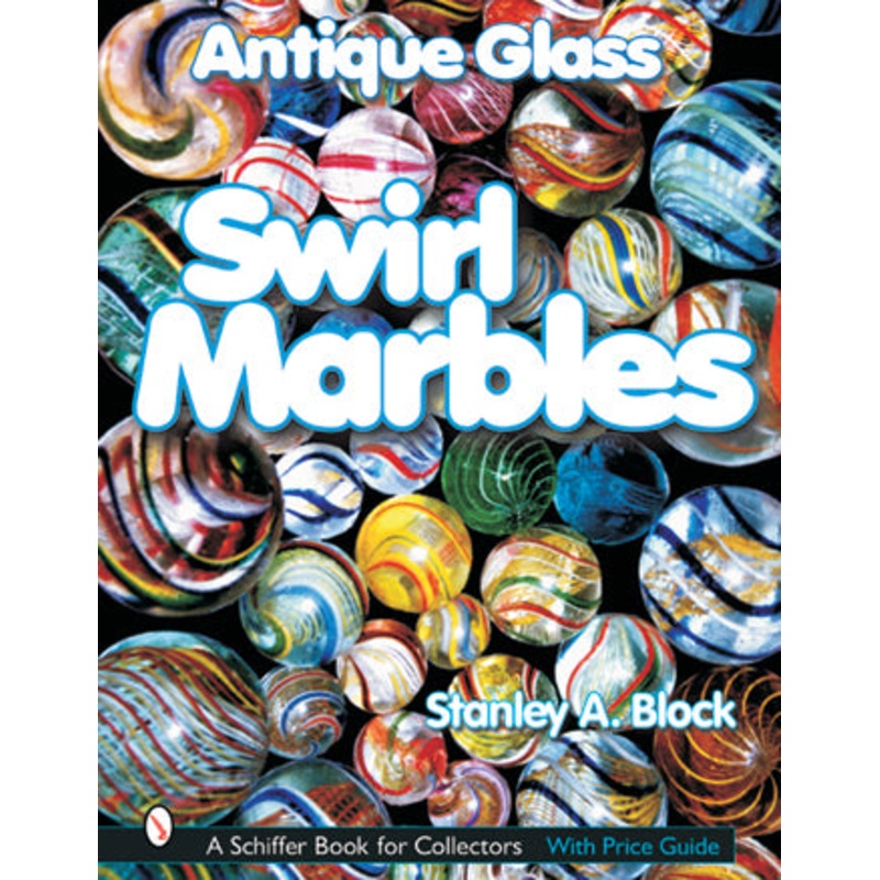 Antique Glass Swirl Marbles|Hardback