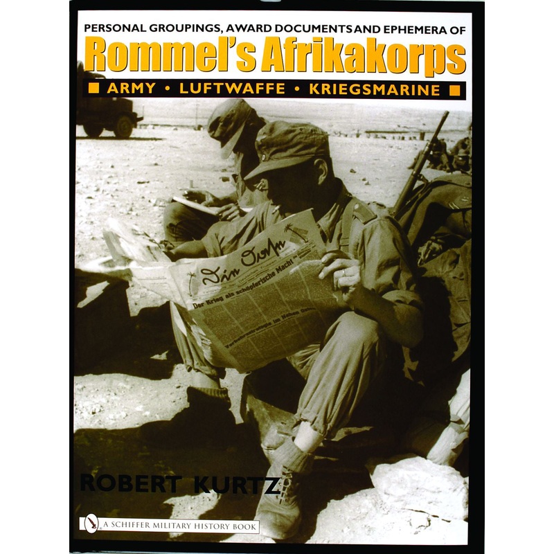 Personal Groupings, Award Documents, and Ephemera of Rommel's Afrikakorps: