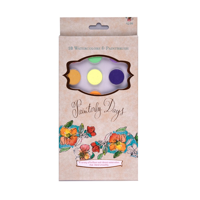 Painterly Days - 18 Watercolors