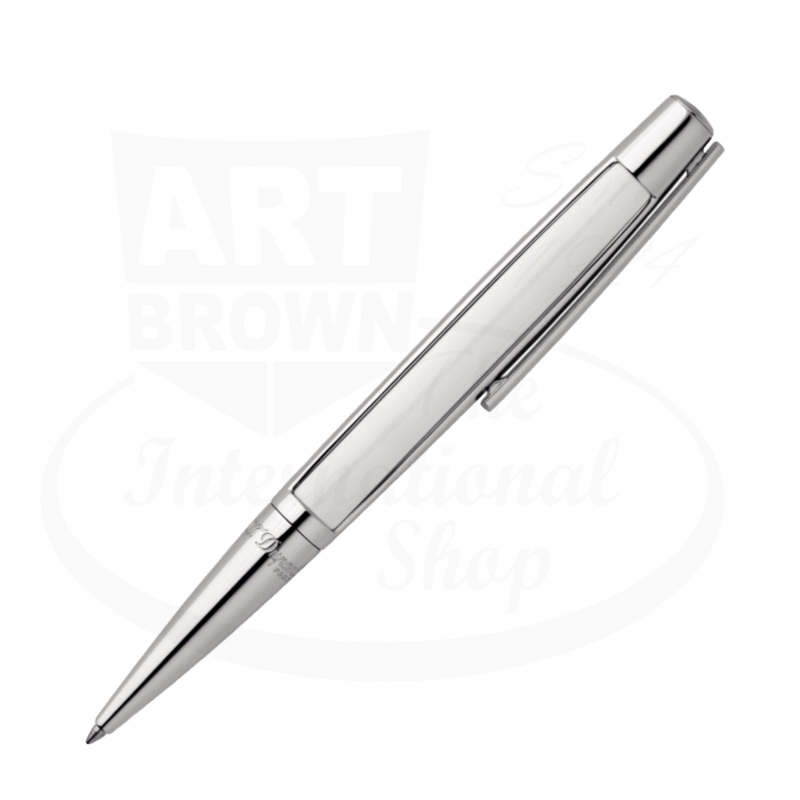 S.T. Dupont Defi White & Palladium Ballpoint Pen, 405702
